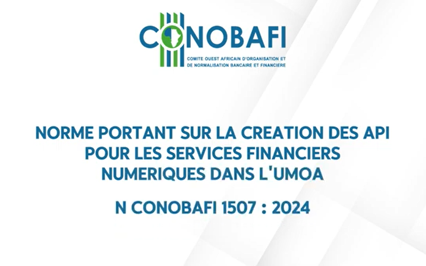 Atelier du comité de normalisation de la création des API pour les services financiers numériques dans l’UMOA